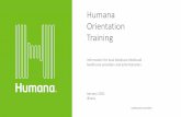 Humana Orientation Training