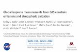 Global isoprene measurements from CrISconstrain emissions ...
