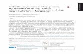 Evaluation of pulmonary artery pressure and resistance by ...