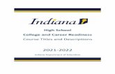 High School College and Career Readiness