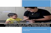 “I’m more than ‘just’ an ECE”: Decent work from the ...