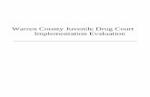 Warren County Juvenile Drug Court Implementation Evaluation