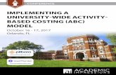 IMPLEMENTING A UNIVERSITY-WIDE ACTIVITY- BASED COSTING ...