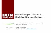Embedding dCache in a Scalable Storage System