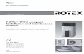 ROTEX HPSU compact Installation and maintenance manual