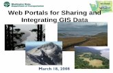 Web Portals for Sharing and Integrating GIS Data