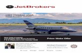 1991 Hawker 800A - jetbrokers.com