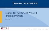 Justice Reinvestment Phase II: Implementation