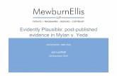 Evidently Plausible: post-published evidence in Mylan v. Yeda