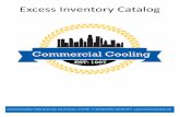 Excess Inventory atalog - Commercial Cooling