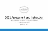 2021 Assessment and Instruction