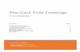 Pre-Cast Pole Footings