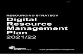 RESOURCING STRATEGY Digital Resource Management Plan