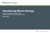 Introducing Bloom Energy - Center for Strategic and International