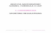 2019 FIA MOTORSPORT GAMES: FORMULA 4 CUP