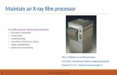 Maintain an X-ray film processor - Frank's Hospital Workshop