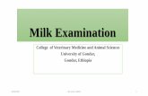 Milk Examination - ndl.ethernet.edu.et