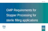 GMP Requirements for Stopper Processing for sterile ...