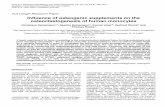 Influence of osteogenic supplements on the ...