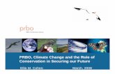 PRBO, Climate Change and the Role of Conservation in ...