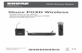 Shure PGXD Wireless User Guide