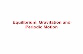 Equilibrium, Gravitation and Periodic Motion