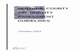 VENTURA COUNTY AIR QUALITY ASSESSMENT GUIDELINES