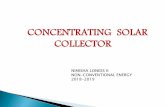 CONCENTRATING SOLAR COLLECTOR
