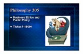 Philosophy 305 - CSUN