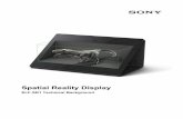 Spatial Reality Display - sony.com