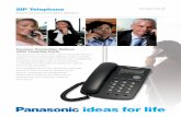 SIP Telephone KX-HGT100-B Enhanced Communications Solutions