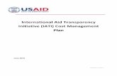 International Aid Transparency Initiative (IATI) Cost ...