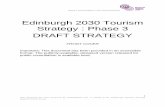 Edinburgh 2030 Tourism Strategy : Phase 3 DRAFT STRATEGY