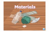 Here are a few recap facts about some materials…