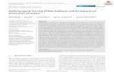 Anthropogenic forcing of fish boldness and its impacts on ...