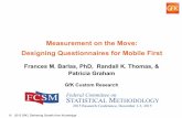 Measurement on the Move: Designing Questionnaires for ...