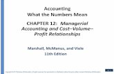 Accounting What the Numbers Mean CHAPTER 12: Managerial ...