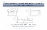 Fan Installation, Maintenance and Operating Guide