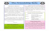Friendship Knot Quilters’ Guild, Inc. The Friendship Note