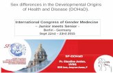 Sex differences in the Developmental Origins of Health and ...