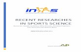 Recent researches in sports science