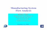Manufacturing System Flow Analysis