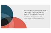 AI Modernization at AT&T and the application to Fraud with ...