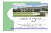 Environmental Studies Capstone 2016