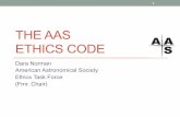 THE AAS ETHICS CODE - National Academies