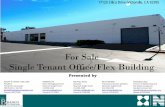 For Sale Single Tenant Office/Flex Building