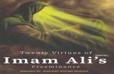 Twenty virtues of Imam Ali’s Preeminence
