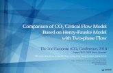 Comparison of CO 2 Critical Flow Model Based on Henry ...