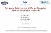 Advanced Catalysts and MEAs for Reversible Alkaline ...