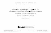 Serial Video Links in Automotive Applications